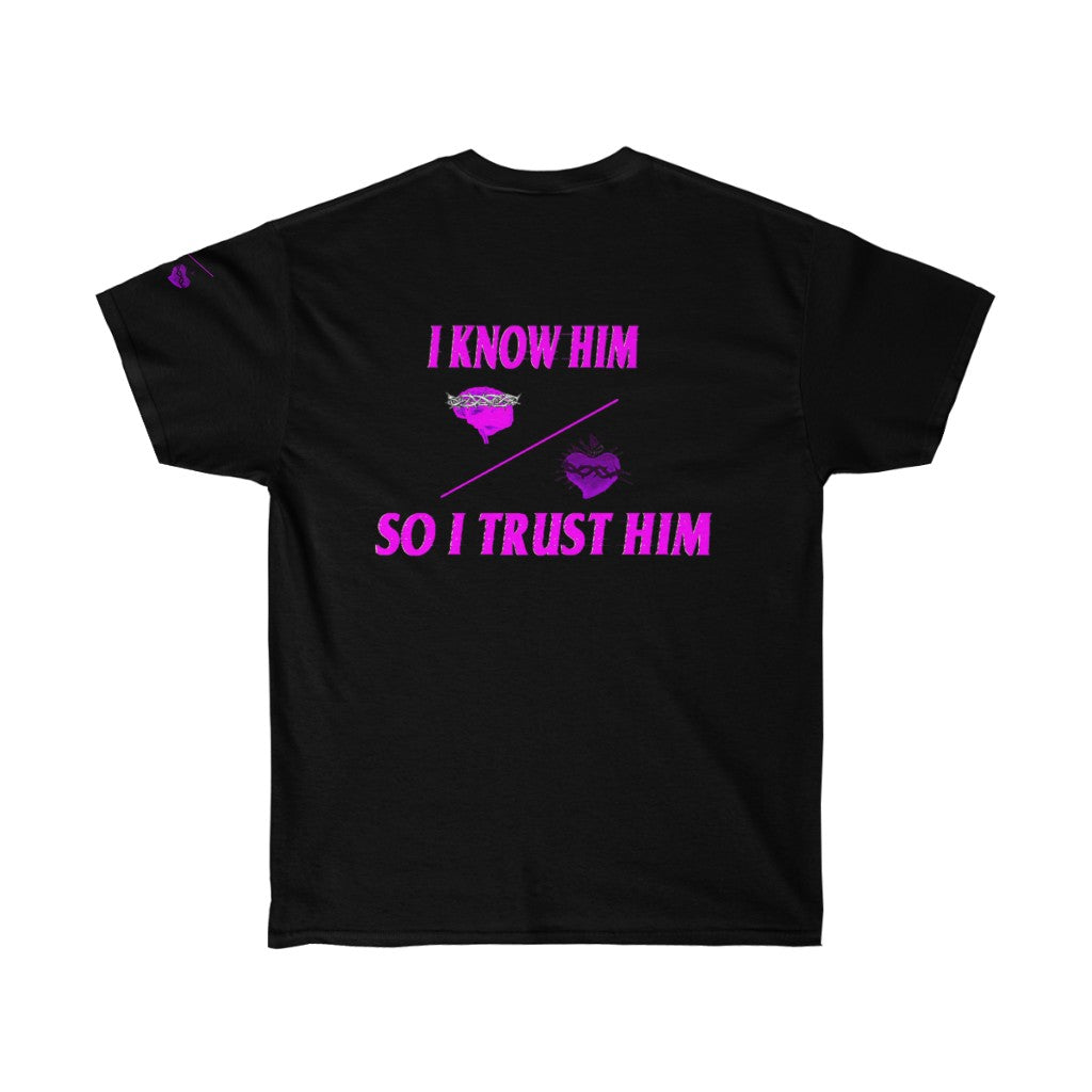 I Know  Him -Cotton Tee Pink