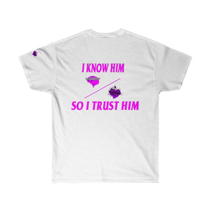 I Know  Him -Cotton Tee Pink